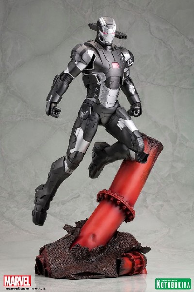 War Machine on Red Pipe Statue